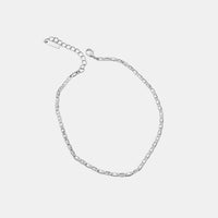 Samfa Style Chain Anklet in Silver