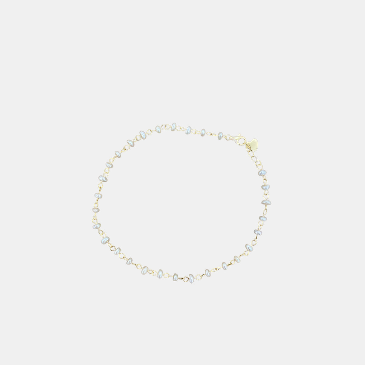 Samfa Style Pearl Anklet in Gold