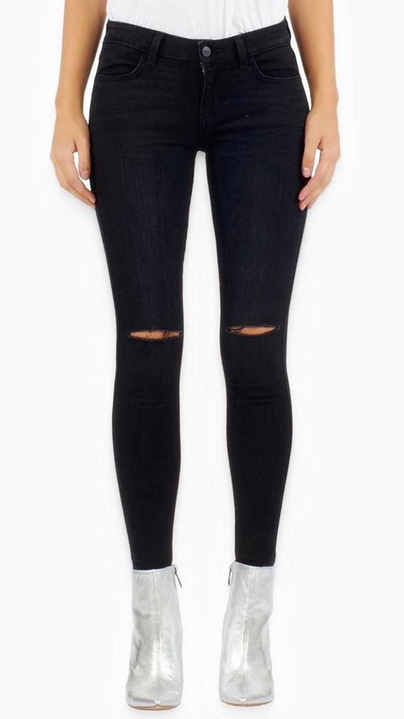 Siwy Denim Hannah Low Rise Skinny in Black Skies