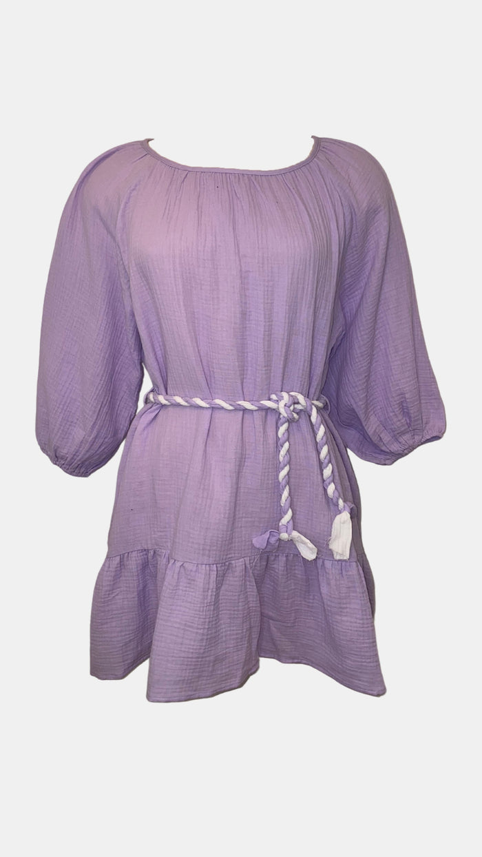 Style Reform Coverup Dress in Purple