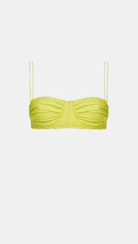 Shani Shemer Emma Underwire Bikini Top in Yellow