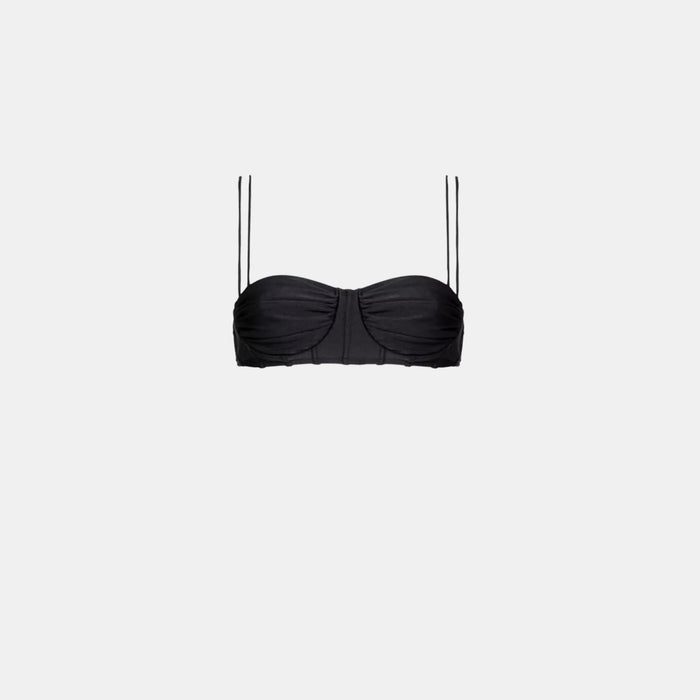Shani Shemer Emma Underwire Bikini Top in Black